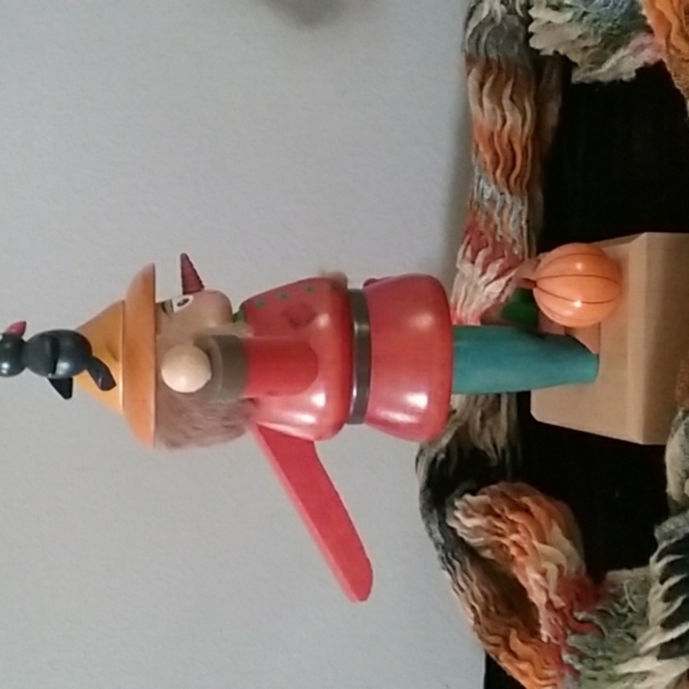 Vintage original Steinbach Scarecrow Nutcracker,  signed addition - Picture 4 of 8